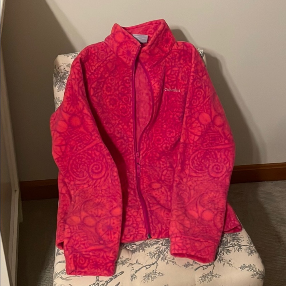 Girls pink Columbia fleece